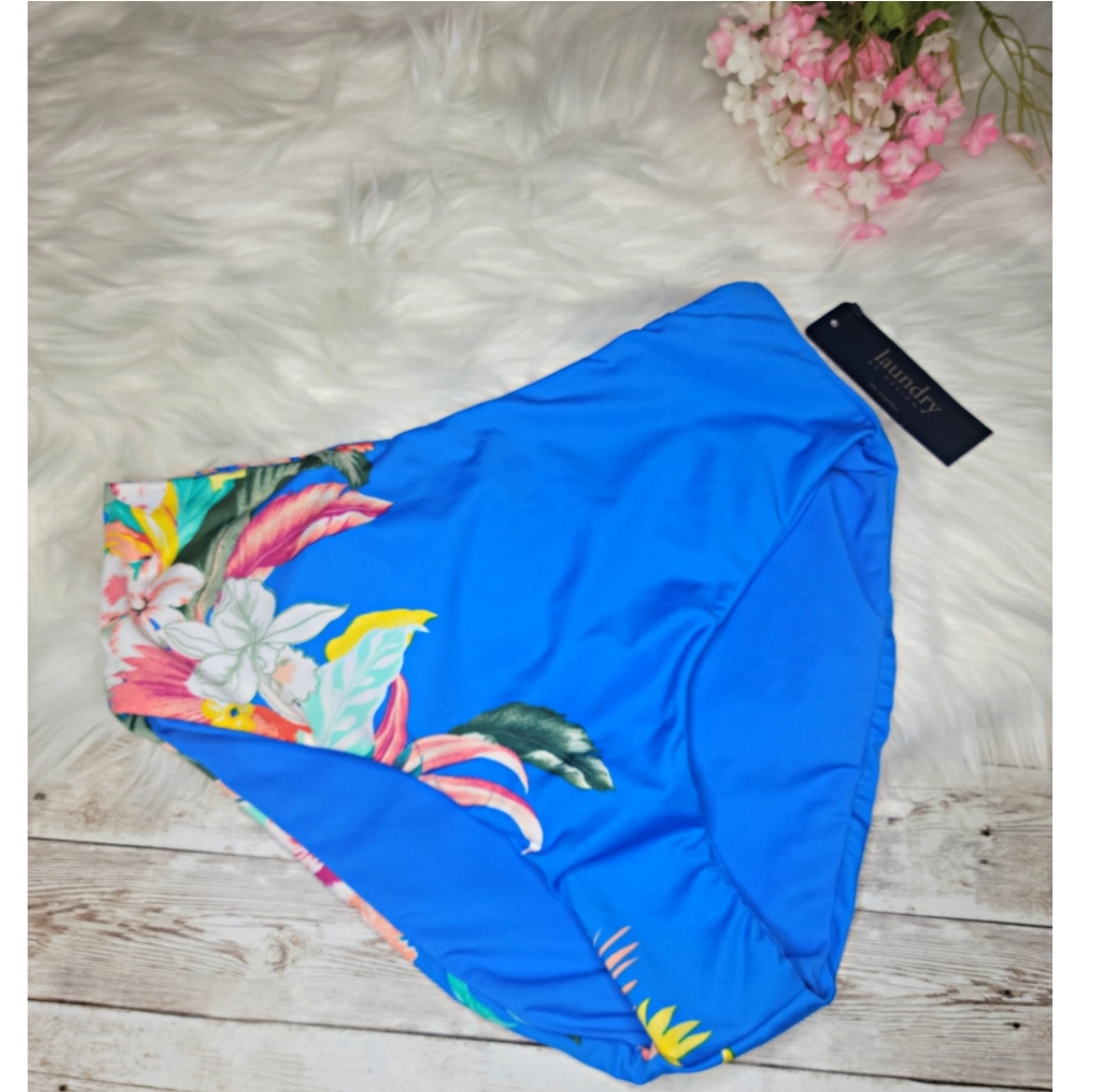 Laundry by Design Blue Tropical Swim Bottom